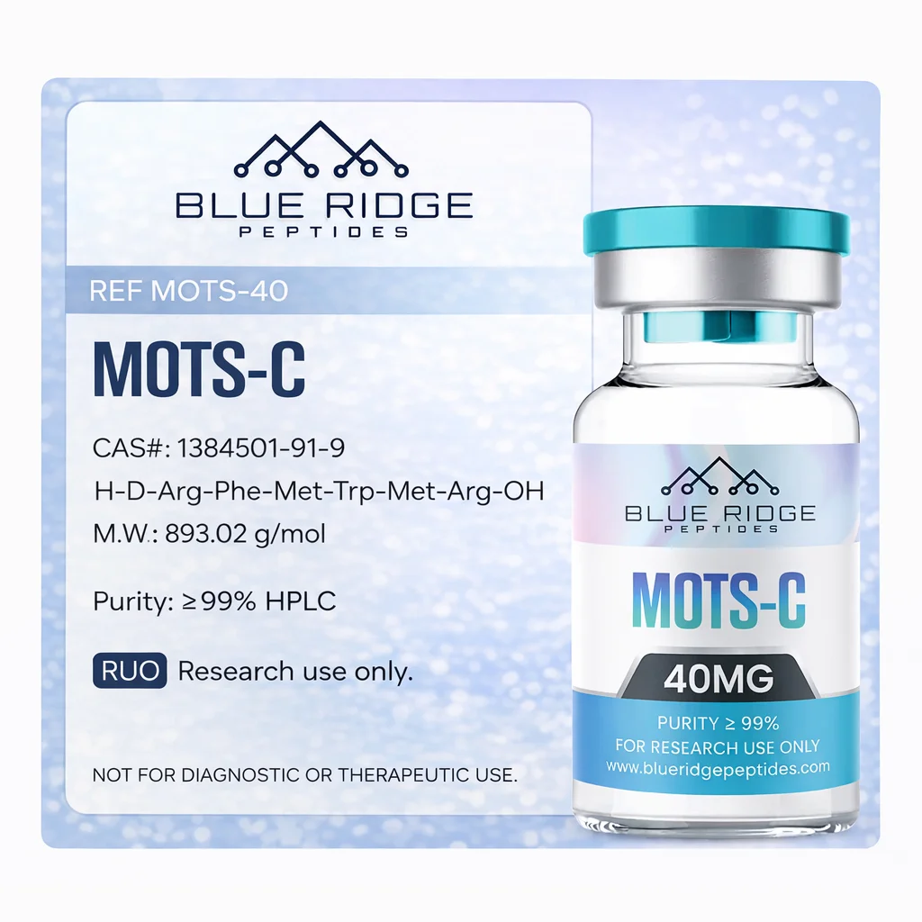 mots c 40mg bottle with info card mots c 40mg bottle with info card